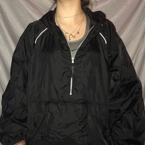 Half Zip-Up Windbreaker